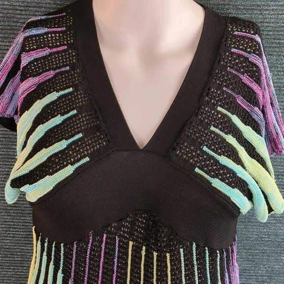Adore Colorful Loose Knit Top - Picture 2 of 16